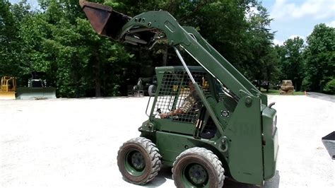 government auction skid steer|military skid steer for sale.